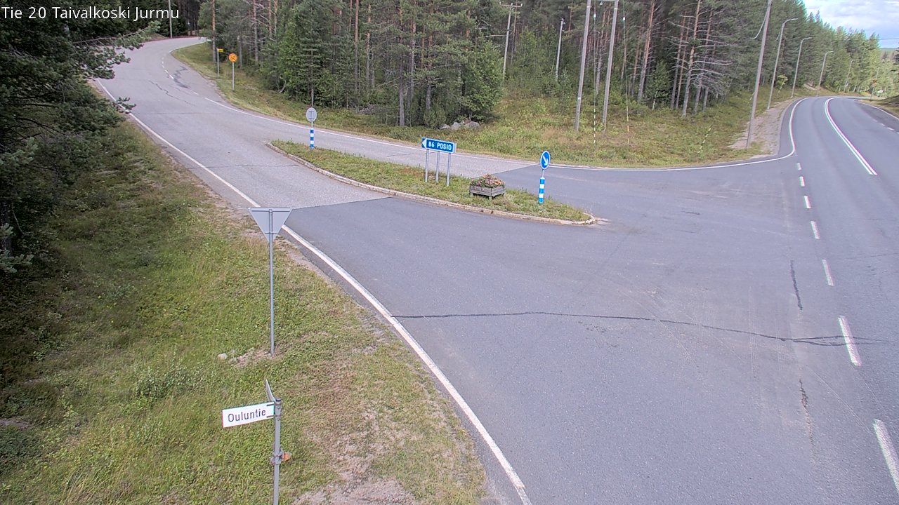 Kelikamerat Kuva Tie 20 Taivalkoski, Jurmu, Taivalkoski, Pohjois-Pohjanmaa