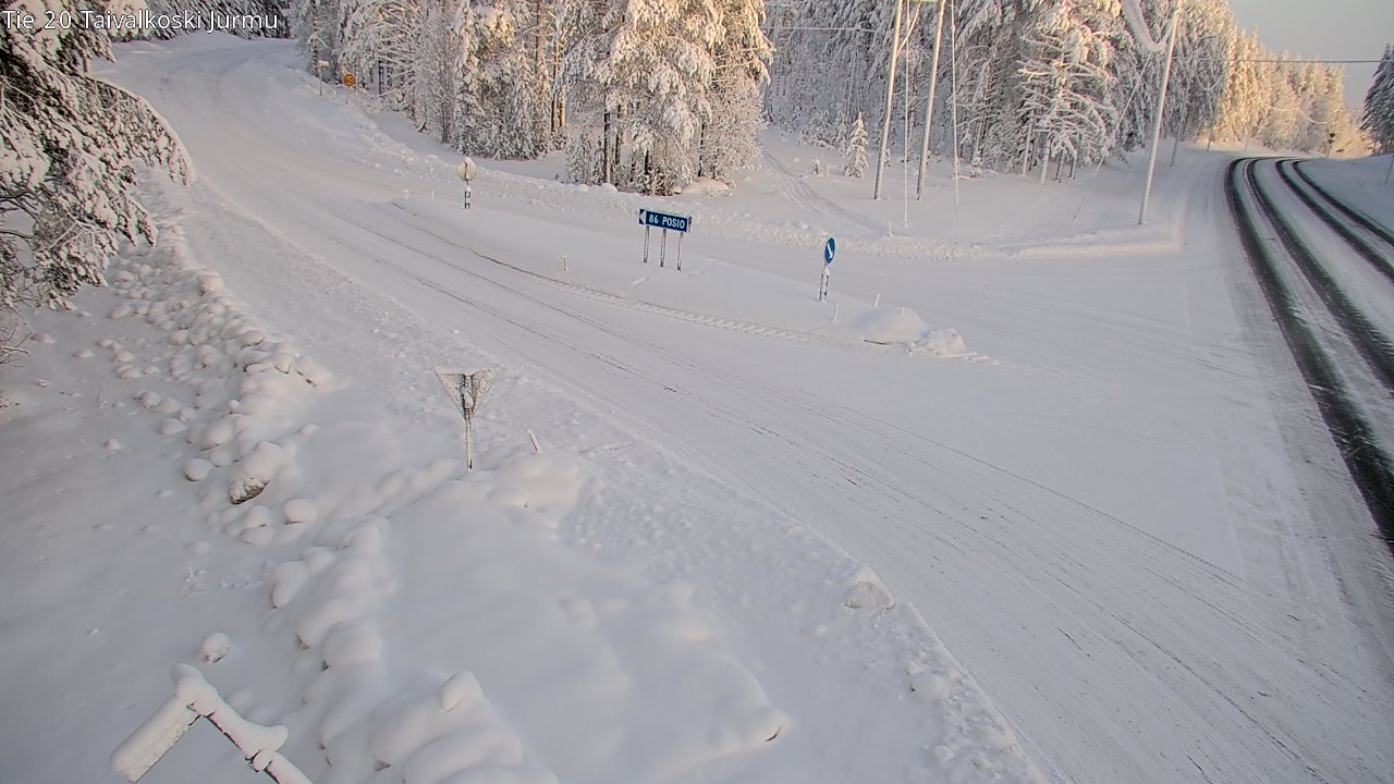 Kelikamerat Kuva Tie 20 Taivalkoski, Jurmu, Taivalkoski, Pohjois-Pohjanmaa