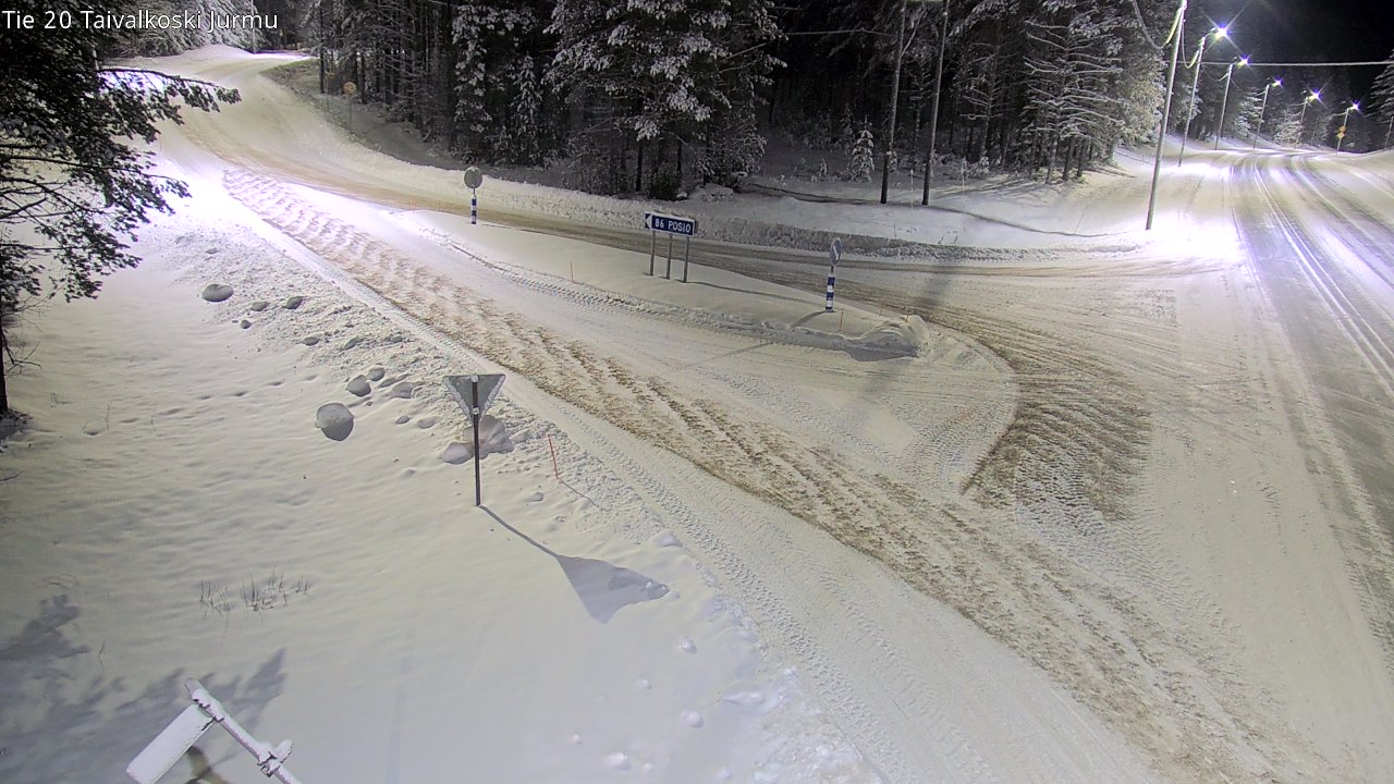 Kelikamerat Kuva Tie 20 Taivalkoski, Jurmu, Taivalkoski, Pohjois-Pohjanmaa
