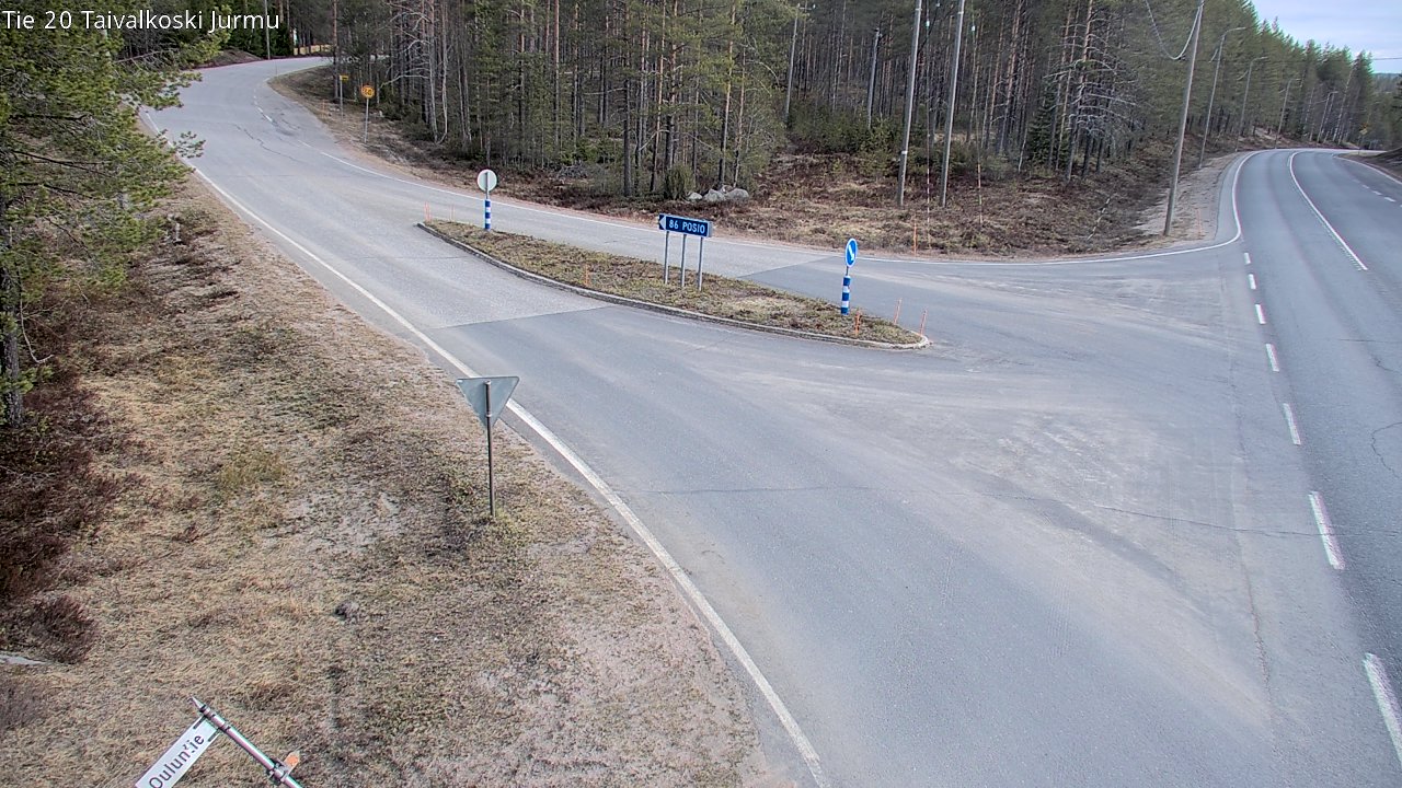 Kelikamerat Kuva Tie 20 Taivalkoski, Jurmu, Taivalkoski, Pohjois-Pohjanmaa
