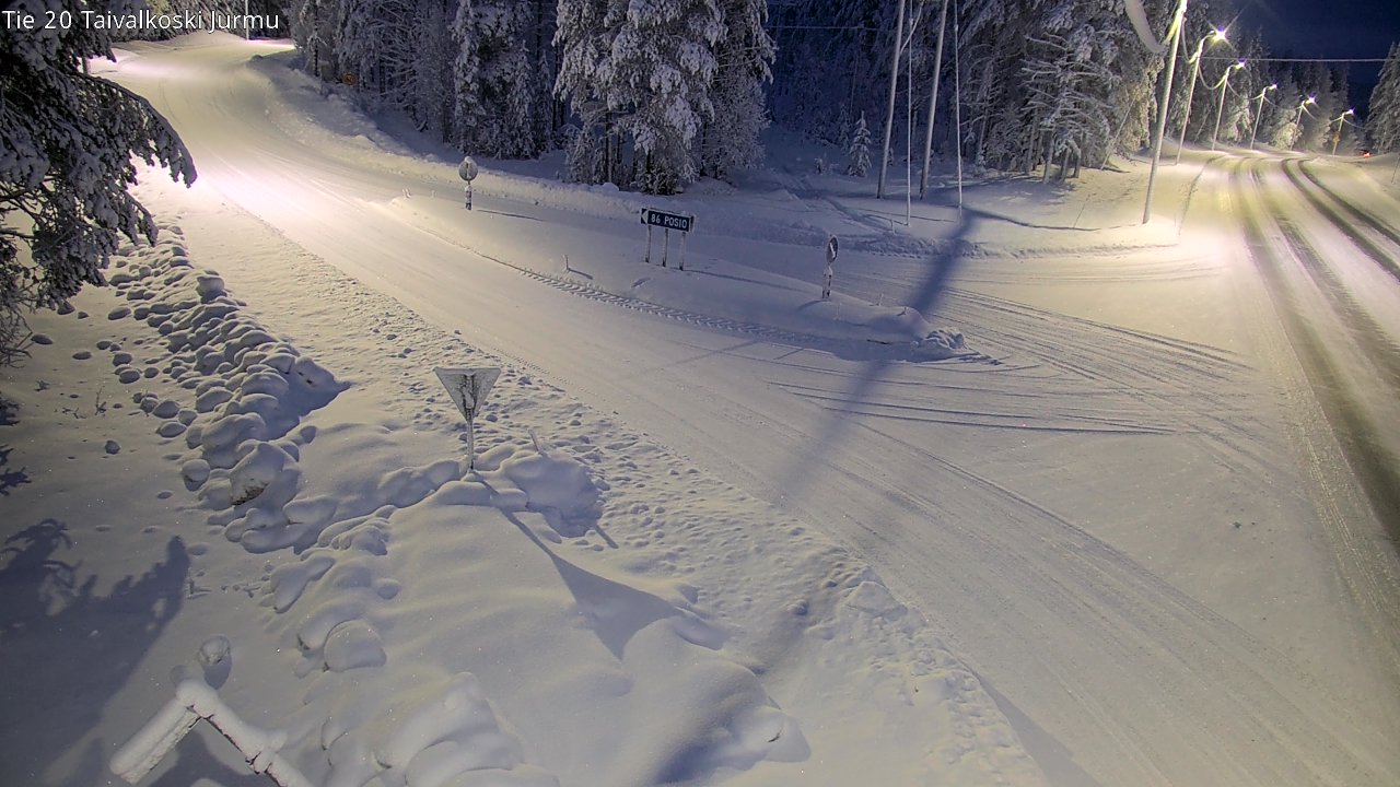 Kelikamerat Kuva Tie 20 Taivalkoski, Jurmu, Taivalkoski, Pohjois-Pohjanmaa