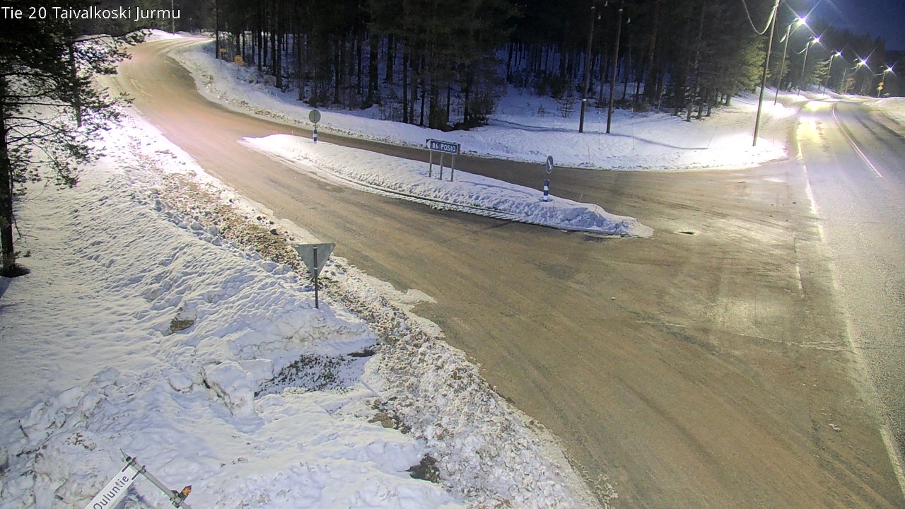 Kelikamerat Kuva Tie 20 Taivalkoski, Jurmu, Taivalkoski, Pohjois-Pohjanmaa