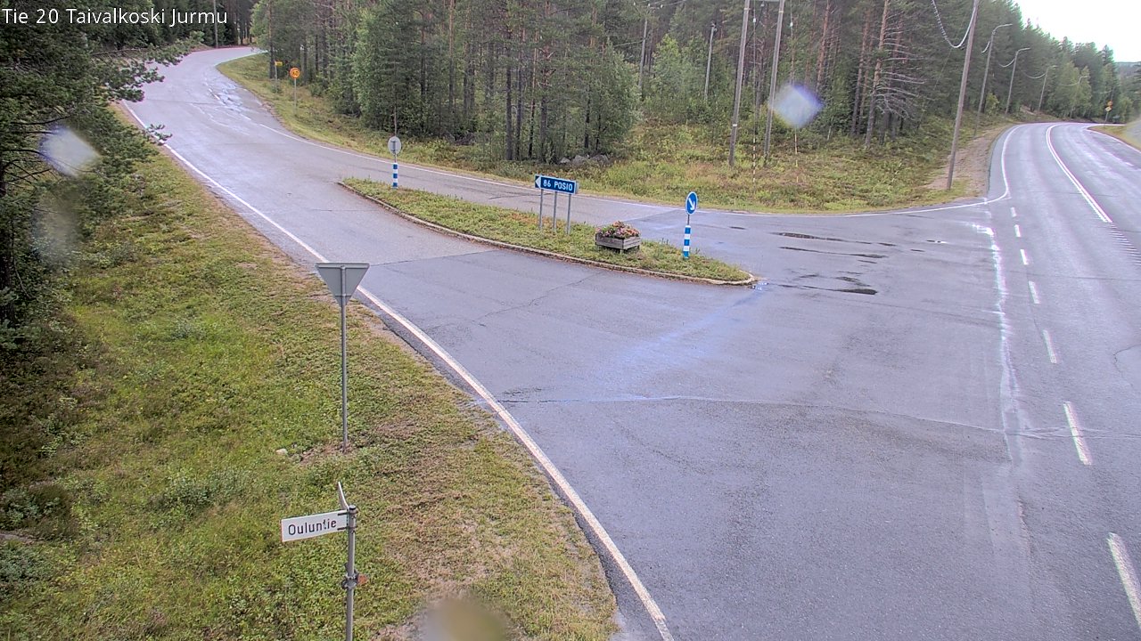 Weather Camera Image Väg 20 Taivalkoski, Jurmu, Taivalkoski, Pohjois-Pohjanmaa