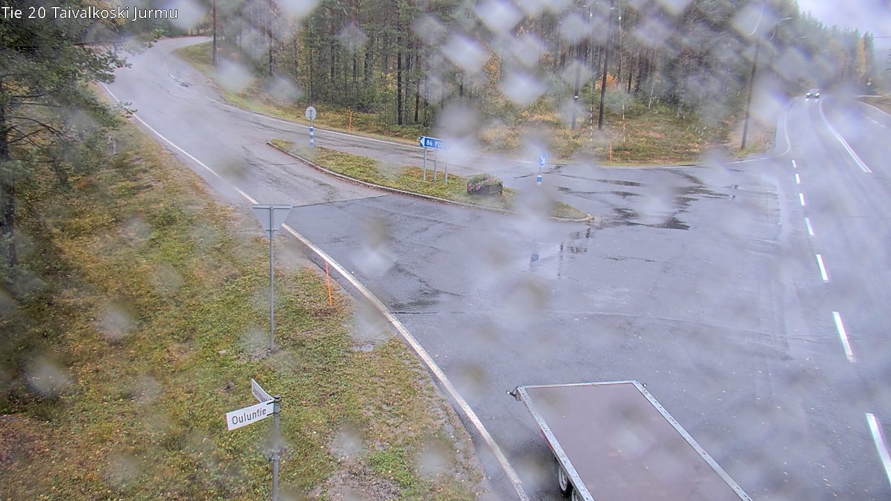 Weather Camera Image Road 20 Taivalkoski, Jurmu, Taivalkoski, Pohjois-Pohjanmaa