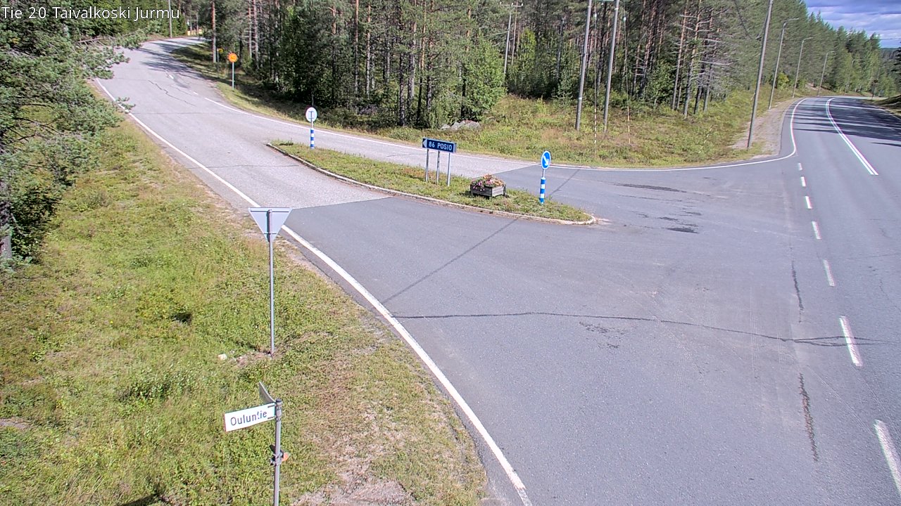 Kelikamerat Kuva Tie 20 Taivalkoski, Jurmu, Taivalkoski, Pohjois-Pohjanmaa