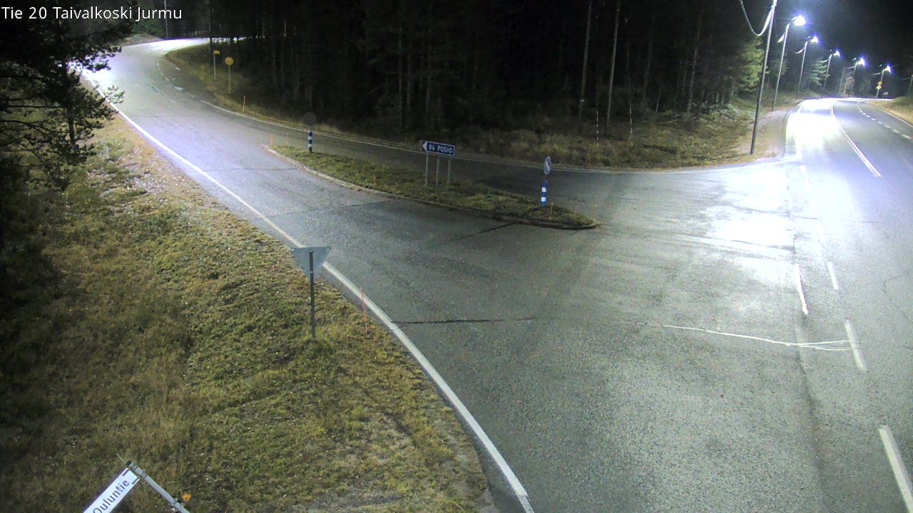 Kelikamerat Kuva Tie 20 Taivalkoski, Jurmu, Taivalkoski, Pohjois-Pohjanmaa