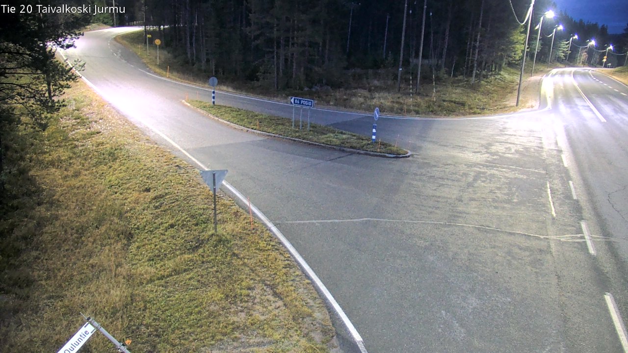 Kelikamerat Kuva Tie 20 Taivalkoski, Jurmu, Taivalkoski, Pohjois-Pohjanmaa