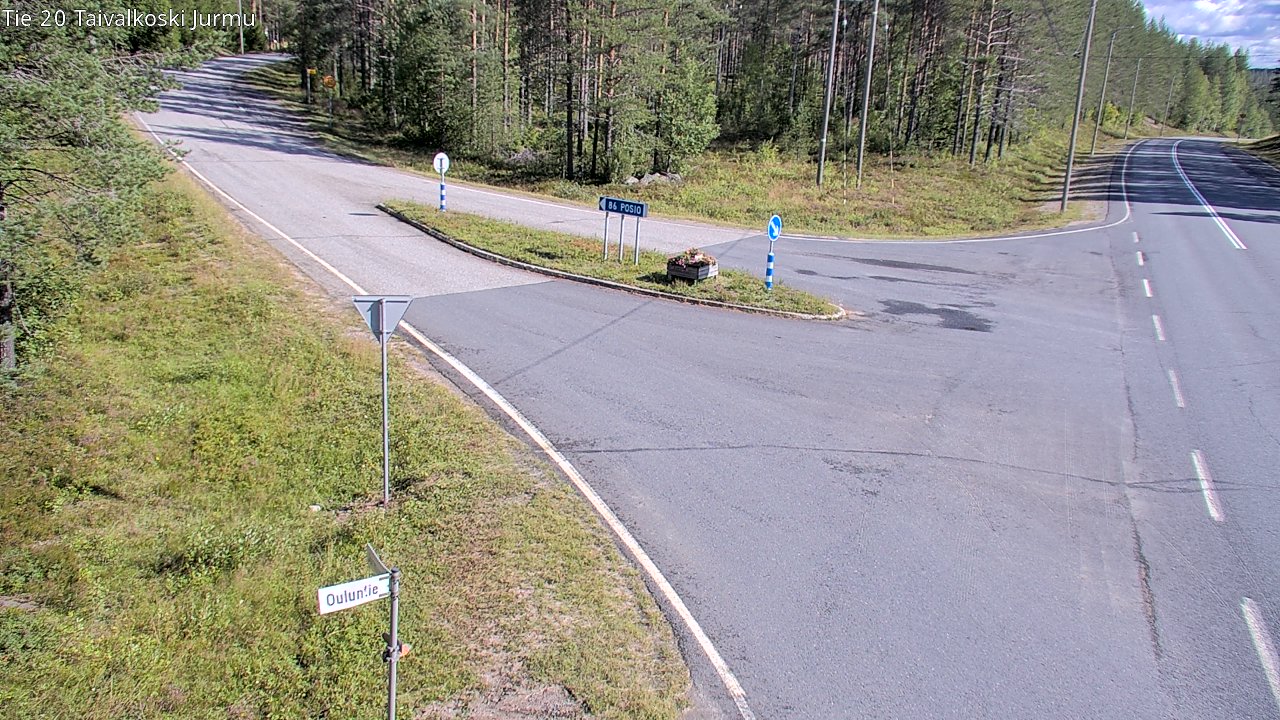 Kelikamerat Kuva Tie 20 Taivalkoski, Jurmu, Taivalkoski, Pohjois-Pohjanmaa