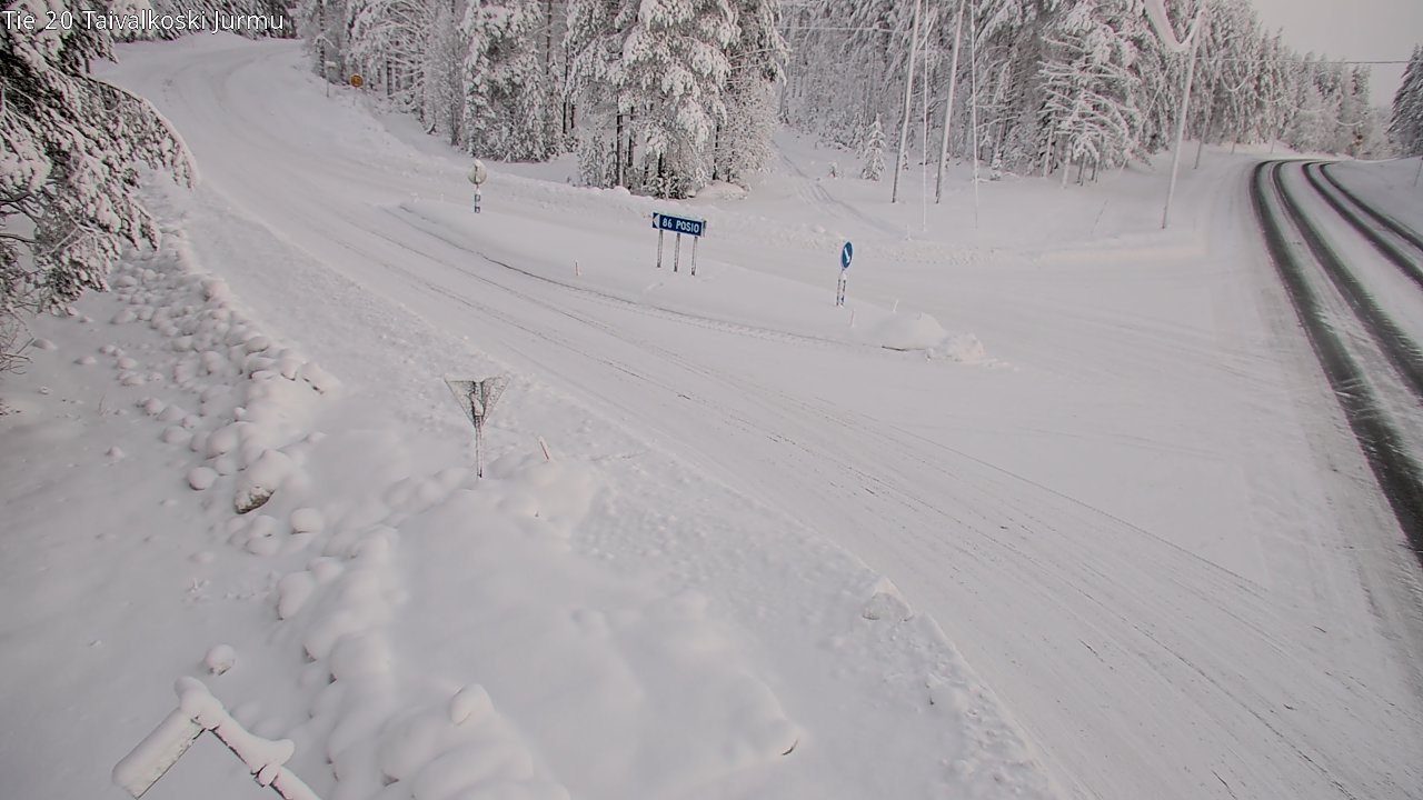Kelikamerat Kuva Tie 20 Taivalkoski, Jurmu, Taivalkoski, Pohjois-Pohjanmaa