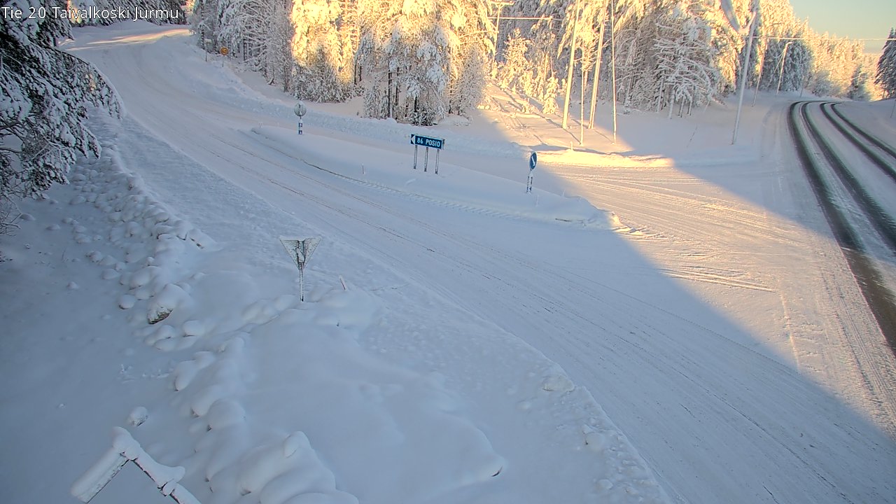 Kelikamerat Kuva Tie 20 Taivalkoski, Jurmu, Taivalkoski, Pohjois-Pohjanmaa