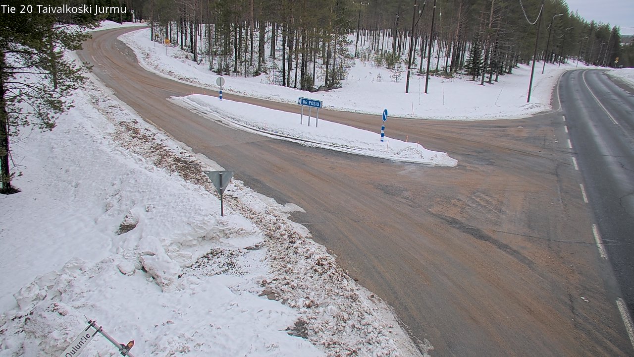 Kelikamerat Kuva Tie 20 Taivalkoski, Jurmu, Taivalkoski, Pohjois-Pohjanmaa