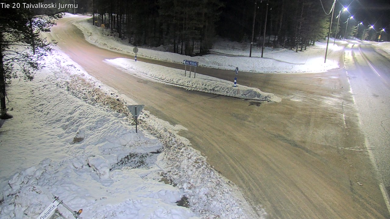 Kelikamerat Kuva Tie 20 Taivalkoski, Jurmu, Taivalkoski, Pohjois-Pohjanmaa