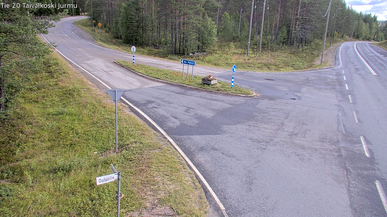 Kelikamerat Kuva Tie 20 Taivalkoski, Jurmu, Taivalkoski, Pohjois-Pohjanmaa