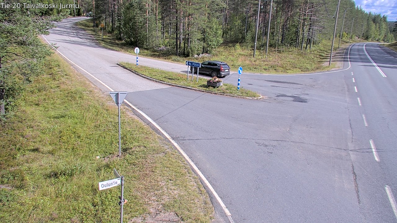 Kelikamerat Kuva Tie 20 Taivalkoski, Jurmu, Taivalkoski, Pohjois-Pohjanmaa