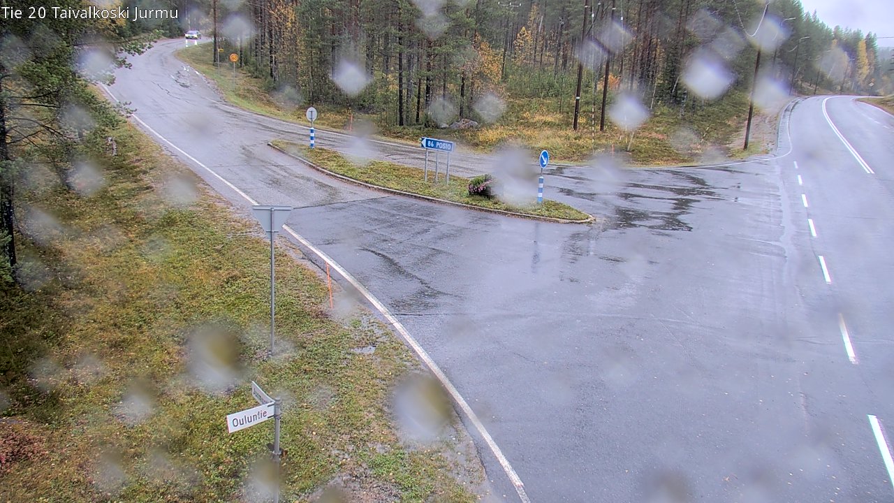 Weather Camera Image Road 20 Taivalkoski, Jurmu, Taivalkoski, Pohjois-Pohjanmaa