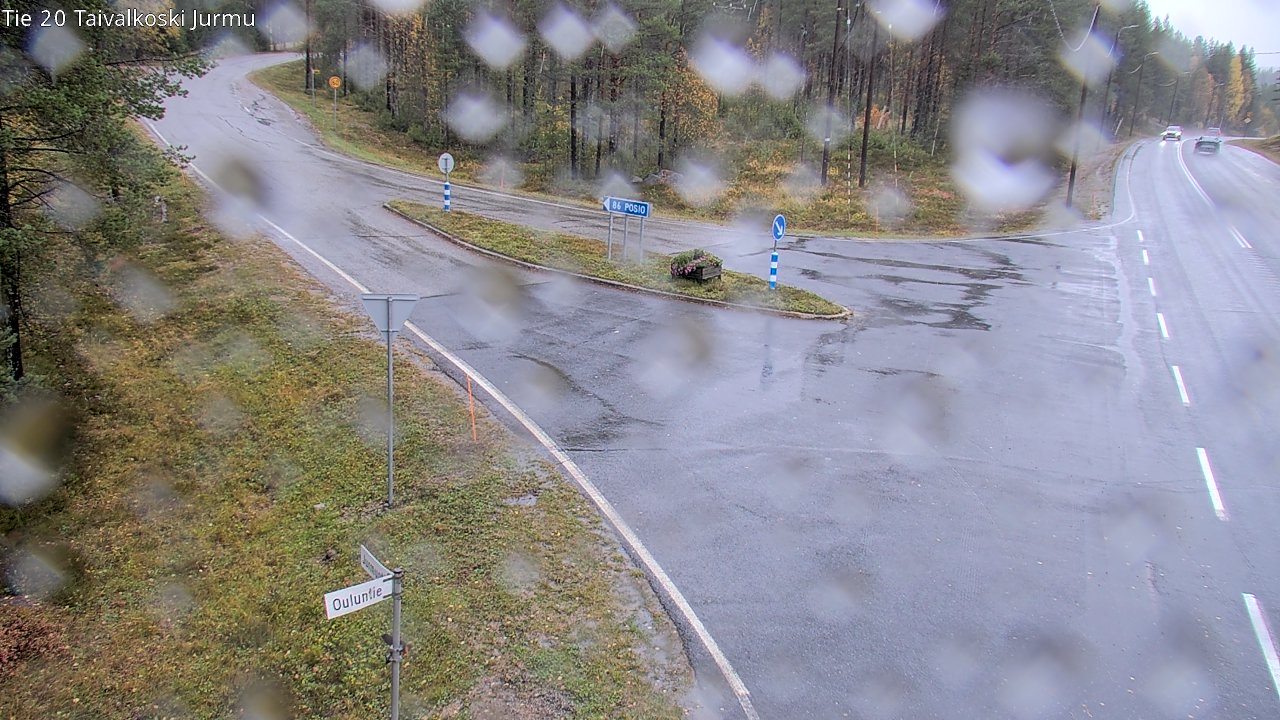 Weather Camera Image Road 20 Taivalkoski, Jurmu, Taivalkoski, Pohjois-Pohjanmaa