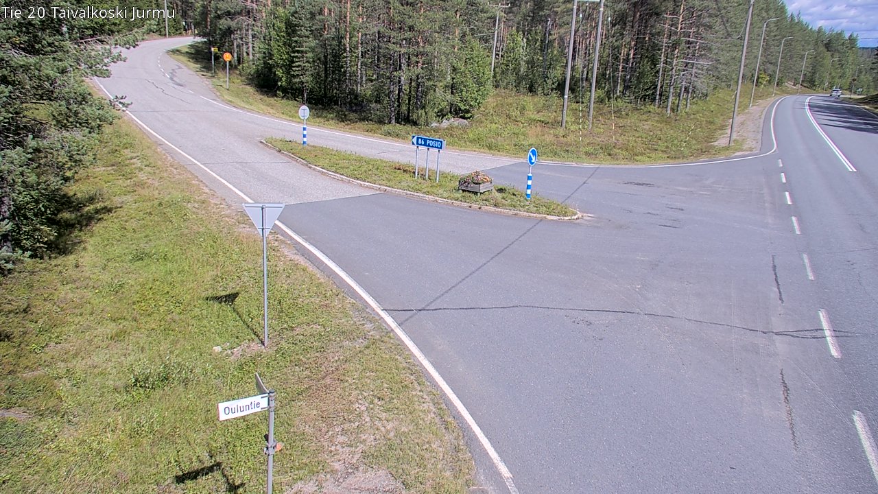 Kelikamerat Kuva Tie 20 Taivalkoski, Jurmu, Taivalkoski, Pohjois-Pohjanmaa
