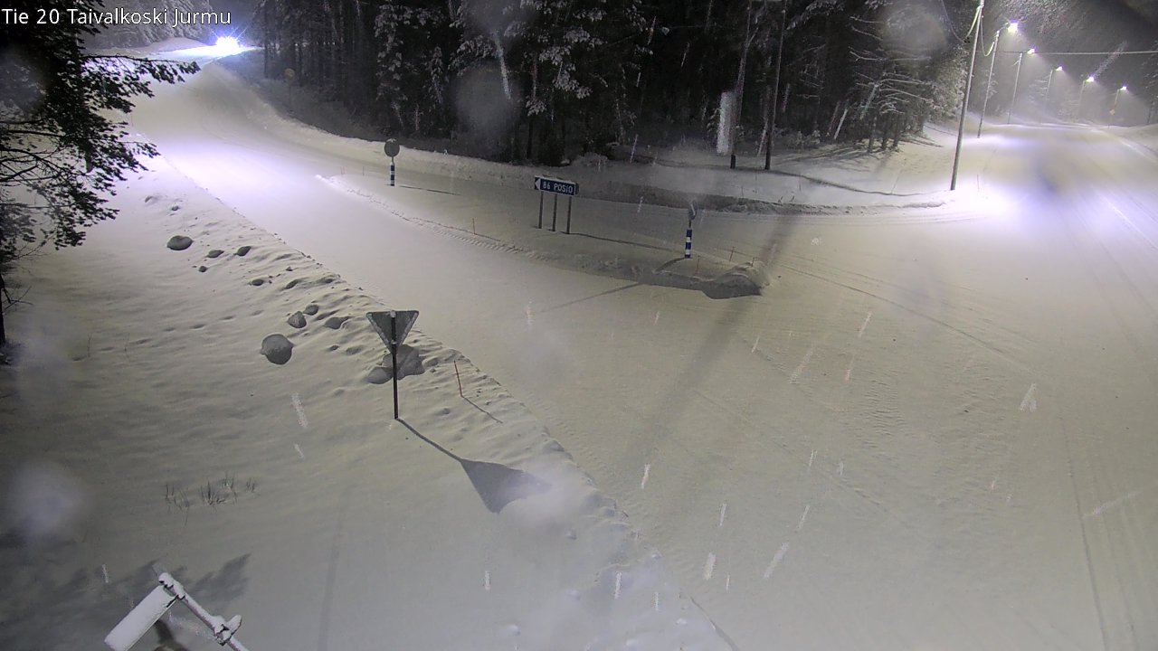 Kelikamerat Kuva Tie 20 Taivalkoski, Jurmu, Taivalkoski, Pohjois-Pohjanmaa