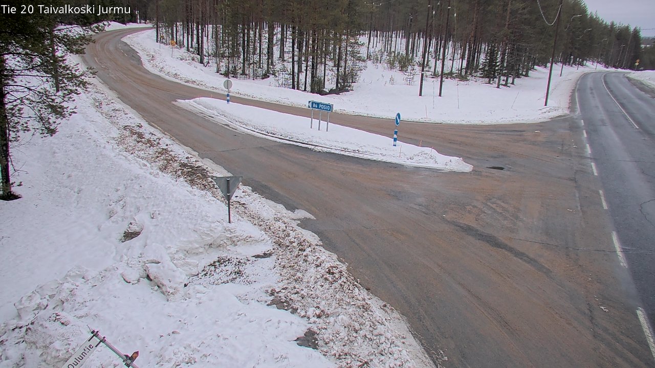 Kelikamerat Kuva Tie 20 Taivalkoski, Jurmu, Taivalkoski, Pohjois-Pohjanmaa