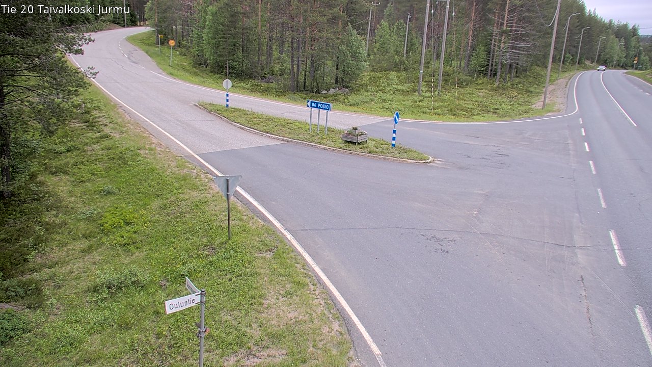 Kelikamerat Kuva Tie 20 Taivalkoski, Jurmu, Taivalkoski, Pohjois-Pohjanmaa