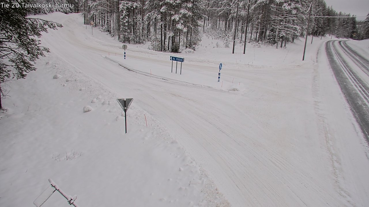 Kelikamerat Kuva Tie 20 Taivalkoski, Jurmu, Taivalkoski, Pohjois-Pohjanmaa