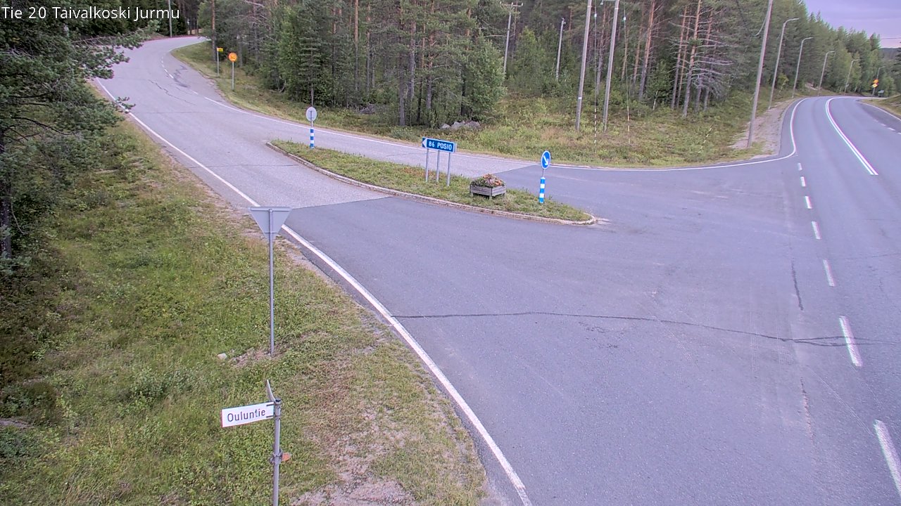 Kelikamerat Kuva Tie 20 Taivalkoski, Jurmu, Taivalkoski, Pohjois-Pohjanmaa