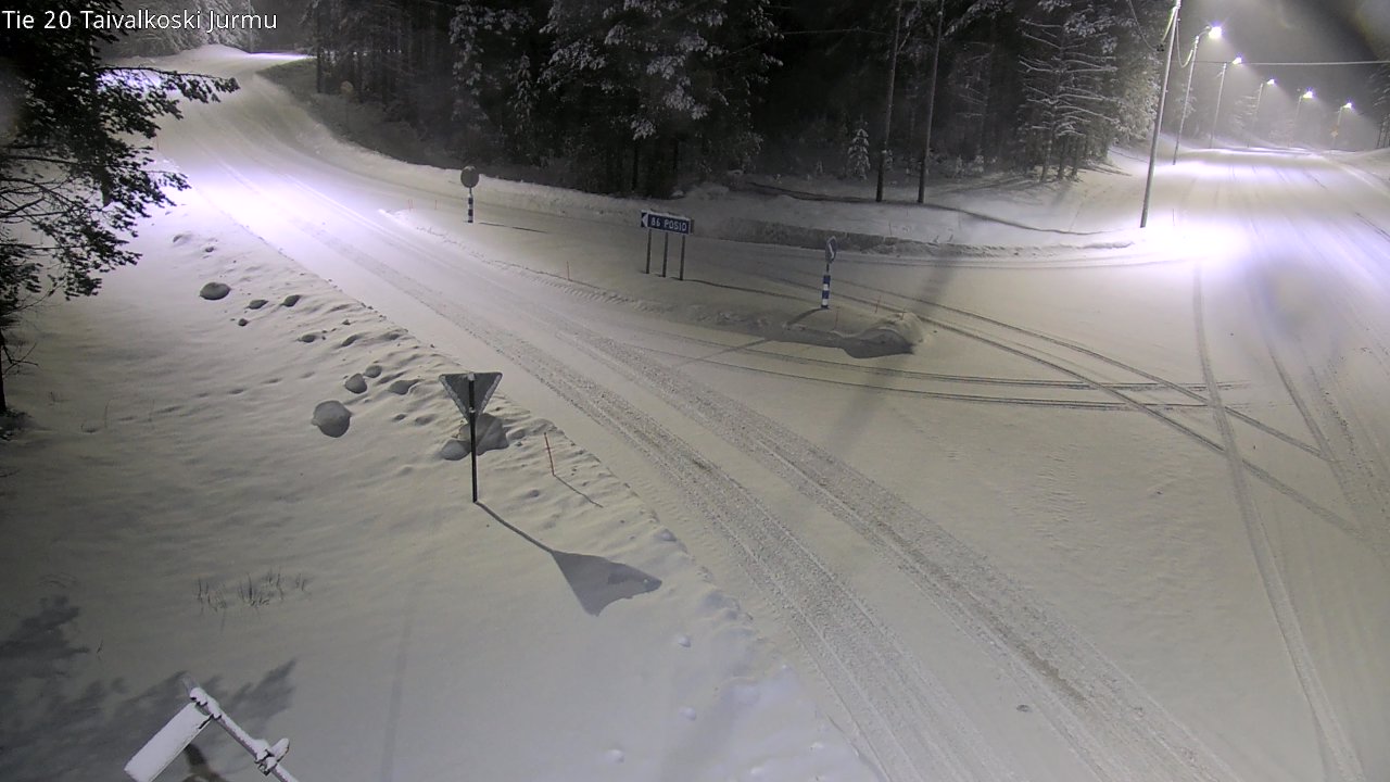 Kelikamerat Kuva Tie 20 Taivalkoski, Jurmu, Taivalkoski, Pohjois-Pohjanmaa