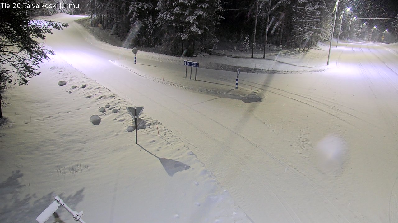 Kelikamerat Kuva Tie 20 Taivalkoski, Jurmu, Taivalkoski, Pohjois-Pohjanmaa
