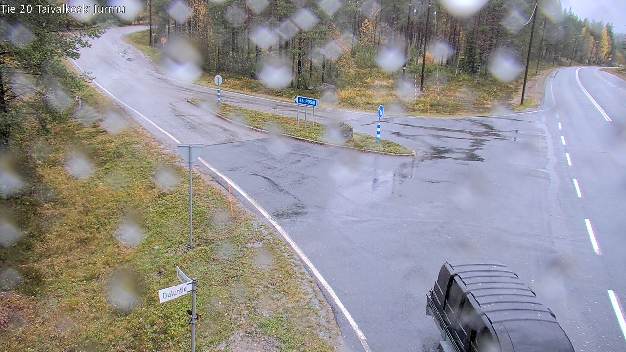 Weather Camera Image Road 20 Taivalkoski, Jurmu, Taivalkoski, Pohjois-Pohjanmaa