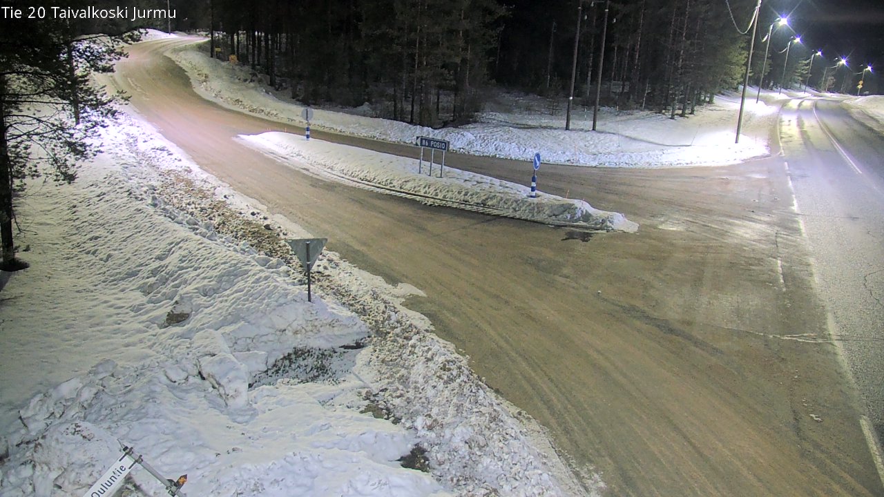 Kelikamerat Kuva Tie 20 Taivalkoski, Jurmu, Taivalkoski, Pohjois-Pohjanmaa