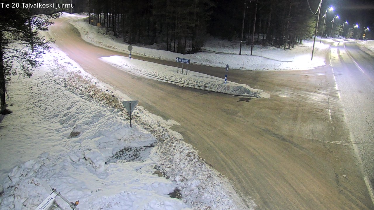 Kelikamerat Kuva Tie 20 Taivalkoski, Jurmu, Taivalkoski, Pohjois-Pohjanmaa