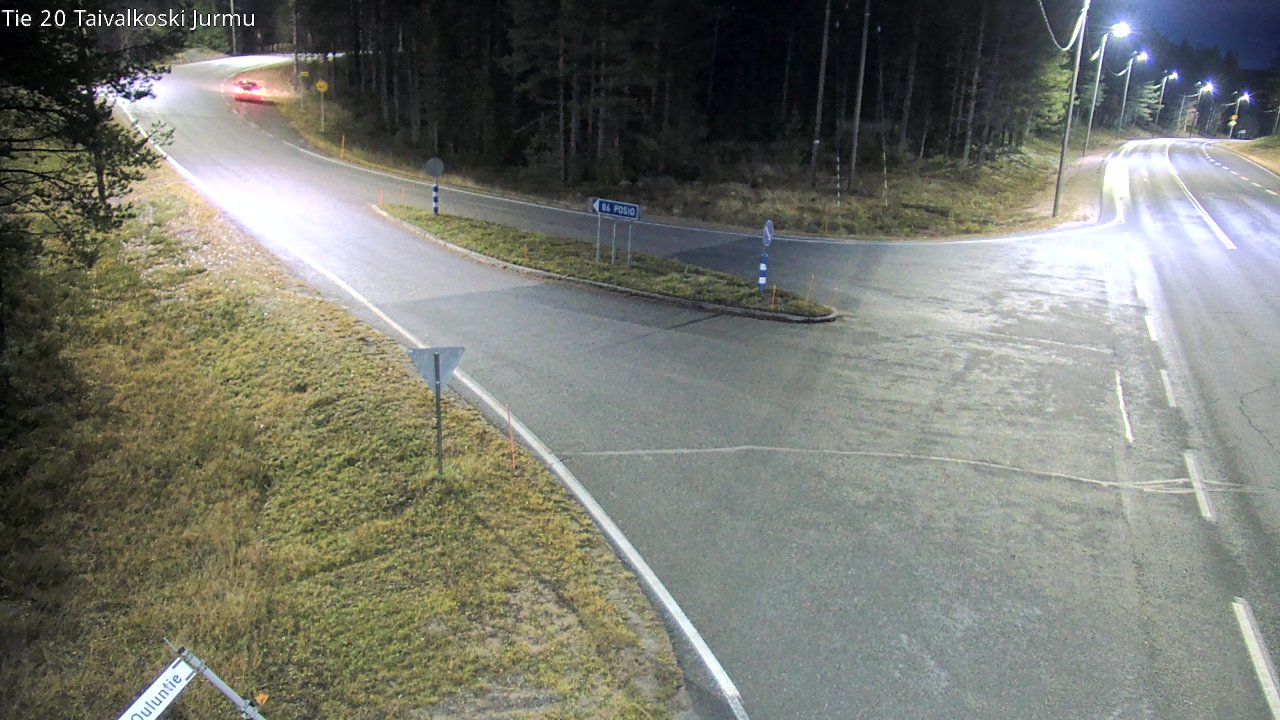 Kelikamerat Kuva Tie 20 Taivalkoski, Jurmu, Taivalkoski, Pohjois-Pohjanmaa