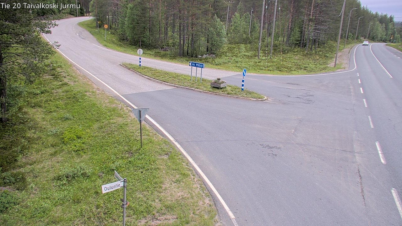 Kelikamerat Kuva Tie 20 Taivalkoski, Jurmu, Taivalkoski, Pohjois-Pohjanmaa