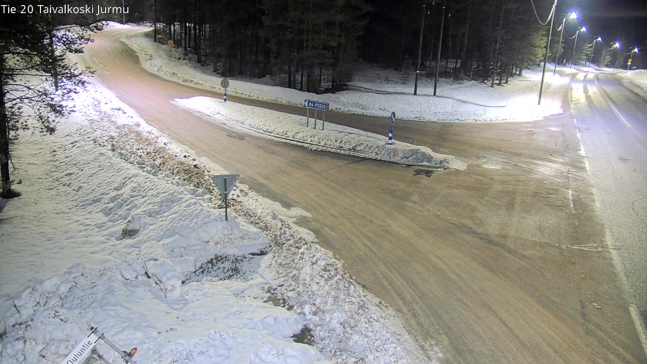 Kelikamerat Kuva Tie 20 Taivalkoski, Jurmu, Taivalkoski, Pohjois-Pohjanmaa