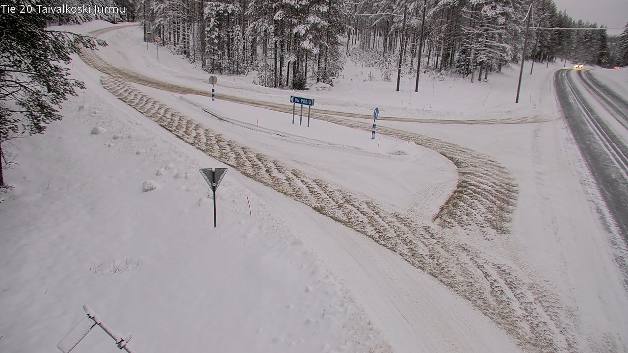 Kelikamerat Kuva Tie 20 Taivalkoski, Jurmu, Taivalkoski, Pohjois-Pohjanmaa