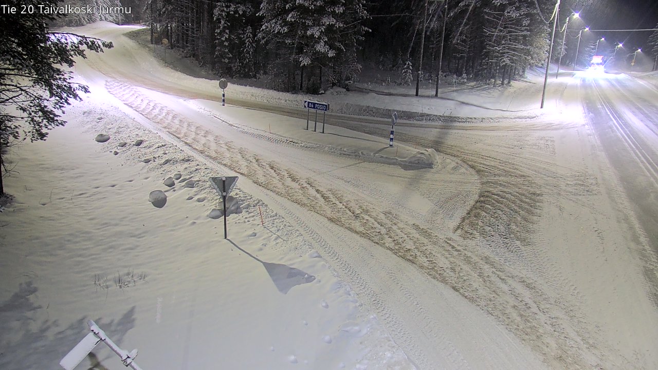 Kelikamerat Kuva Tie 20 Taivalkoski, Jurmu, Taivalkoski, Pohjois-Pohjanmaa
