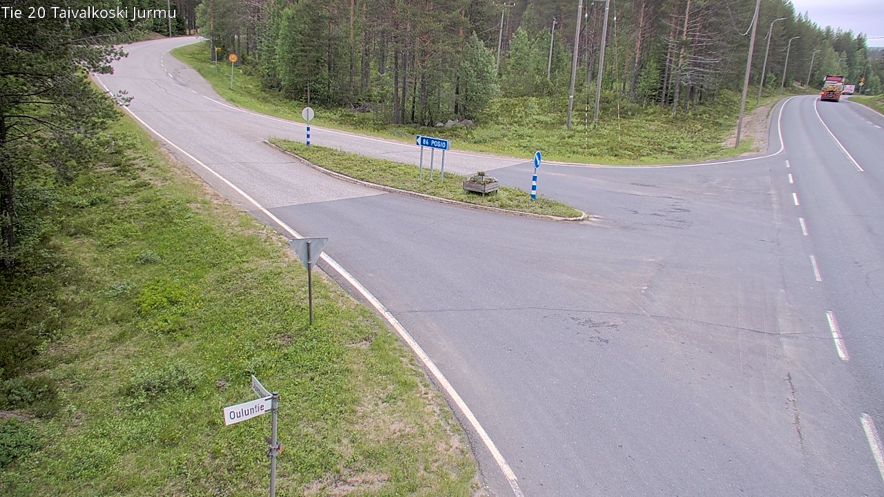 Kelikamerat Kuva Tie 20 Taivalkoski, Jurmu, Taivalkoski, Pohjois-Pohjanmaa