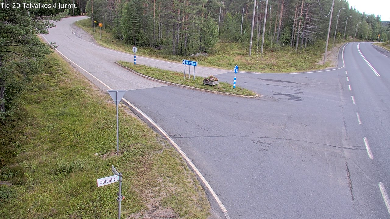 Kelikamerat Kuva Tie 20 Taivalkoski, Jurmu, Taivalkoski, Pohjois-Pohjanmaa
