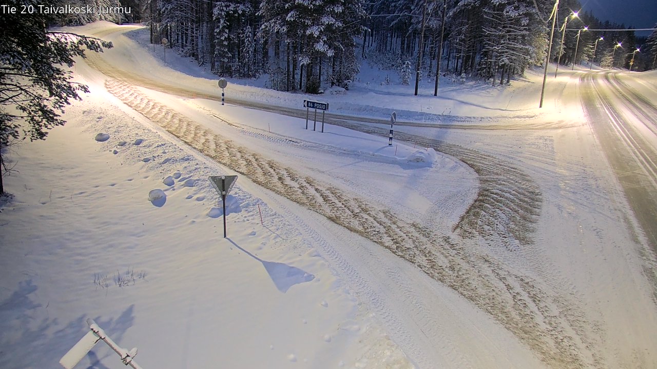 Kelikamerat Kuva Tie 20 Taivalkoski, Jurmu, Taivalkoski, Pohjois-Pohjanmaa