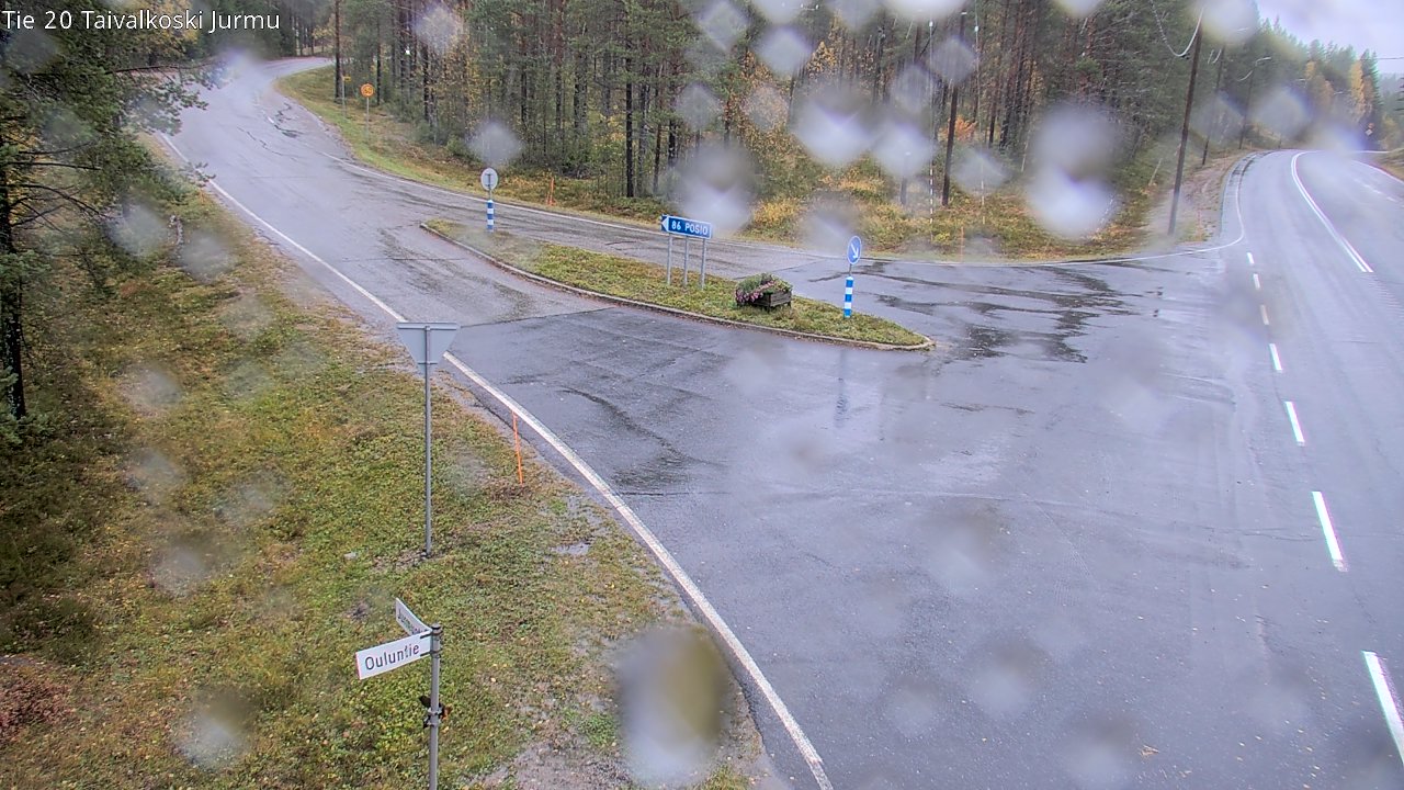 Weather Camera Image Road 20 Taivalkoski, Jurmu, Taivalkoski, Pohjois-Pohjanmaa