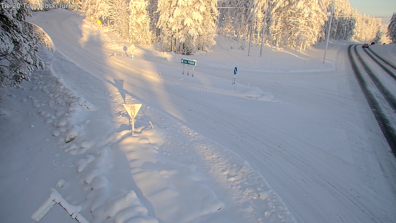 Kelikamerat Kuva Tie 20 Taivalkoski, Jurmu, Taivalkoski, Pohjois-Pohjanmaa