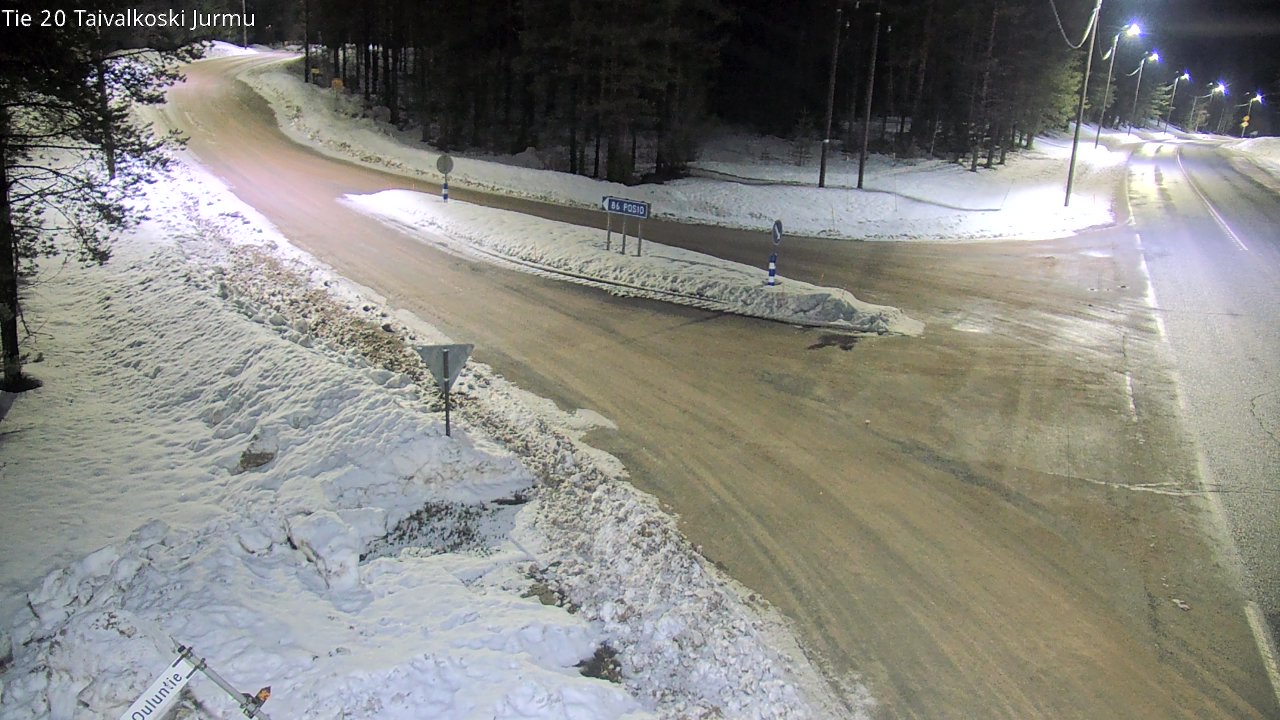 Kelikamerat Kuva Tie 20 Taivalkoski, Jurmu, Taivalkoski, Pohjois-Pohjanmaa