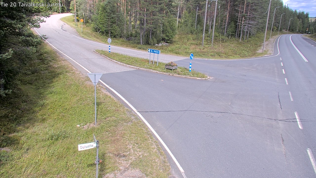 Kelikamerat Kuva Tie 20 Taivalkoski, Jurmu, Taivalkoski, Pohjois-Pohjanmaa