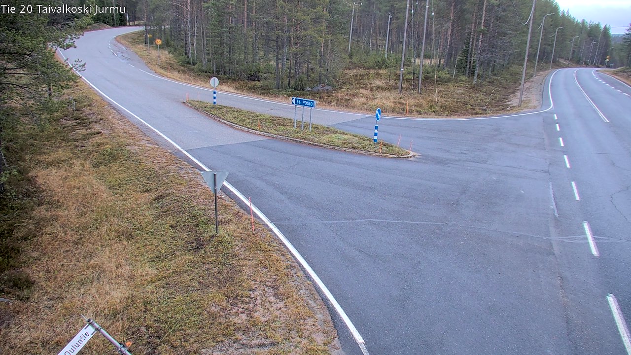 Kelikamerat Kuva Tie 20 Taivalkoski, Jurmu, Taivalkoski, Pohjois-Pohjanmaa