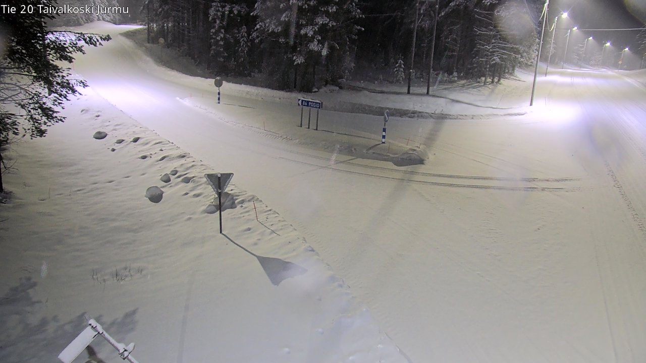 Kelikamerat Kuva Tie 20 Taivalkoski, Jurmu, Taivalkoski, Pohjois-Pohjanmaa