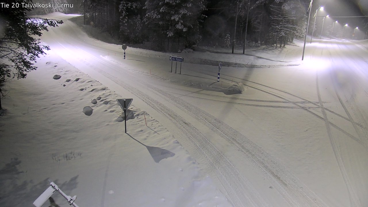 Kelikamerat Kuva Tie 20 Taivalkoski, Jurmu, Taivalkoski, Pohjois-Pohjanmaa