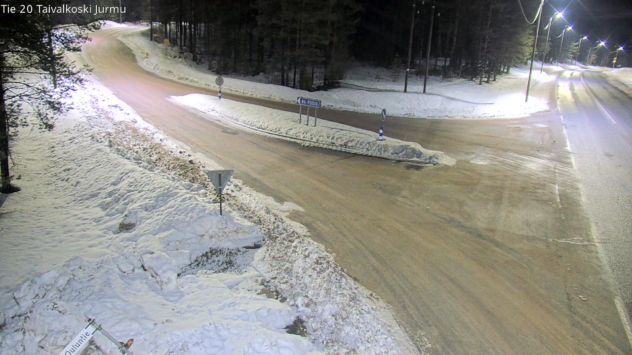 Kelikamerat Kuva Tie 20 Taivalkoski, Jurmu, Taivalkoski, Pohjois-Pohjanmaa