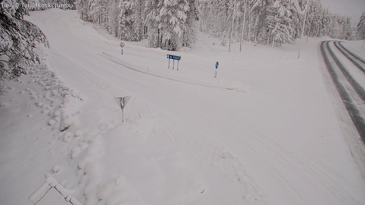 Kelikamerat Kuva Tie 20 Taivalkoski, Jurmu, Taivalkoski, Pohjois-Pohjanmaa