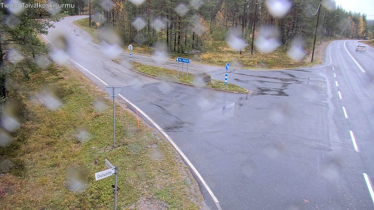Weather Camera Image Road 20 Taivalkoski, Jurmu, Taivalkoski, Pohjois-Pohjanmaa