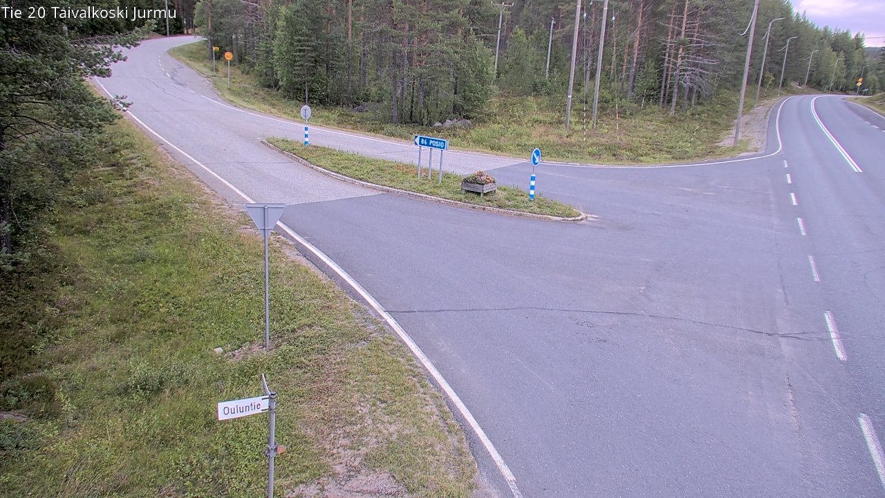 Kelikamerat Kuva Tie 20 Taivalkoski, Jurmu, Taivalkoski, Pohjois-Pohjanmaa